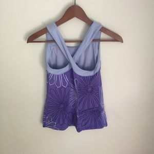 Lucy | Floral Print Athletic Tank (XS)